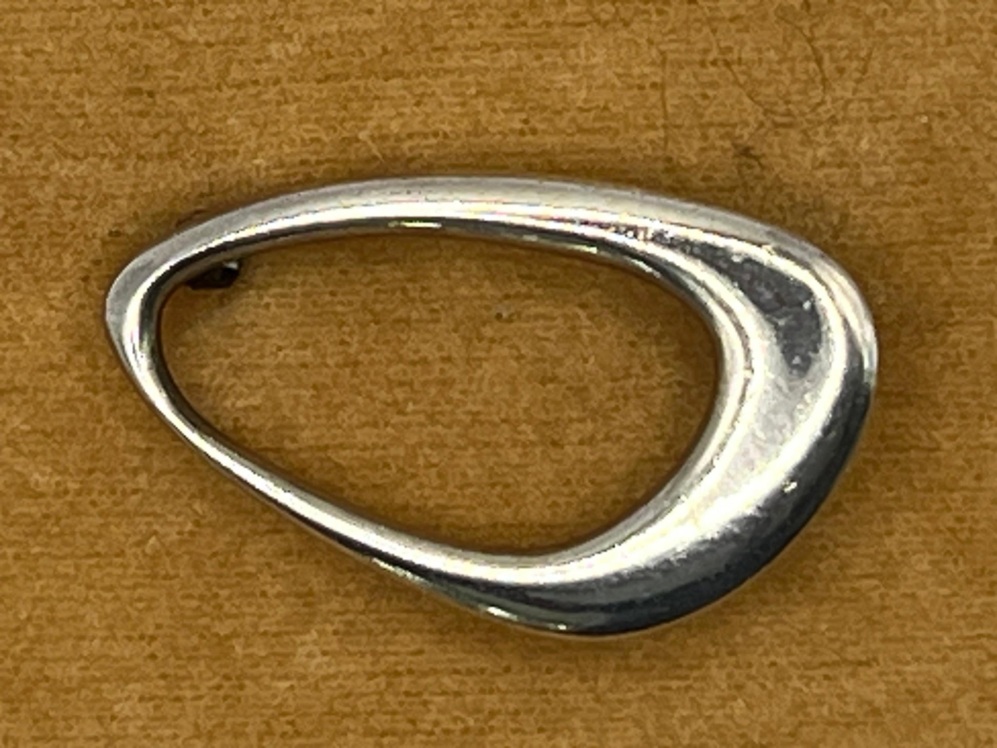 Frisman Vintage Modernist Sterling Brooch By Ronald Pearson