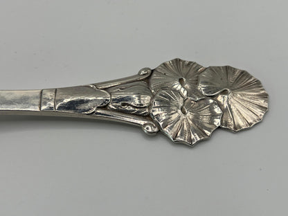 Frisman Vintage A Large Serving Spoon by Carl M. Cohr Hammered Sterling Silver