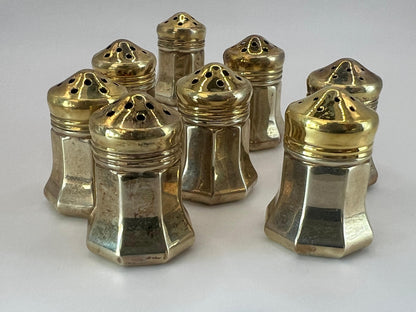 Frisman Vintage Cartier Salt & Pepper Shakers Sterling Silver Original Box ca' 1960's