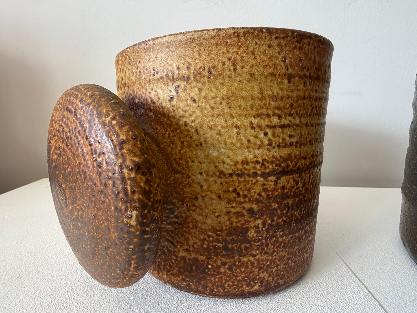 Frisman Vintage Two Unusual Ceramic Planters By Mobach Holland ca' 1960's