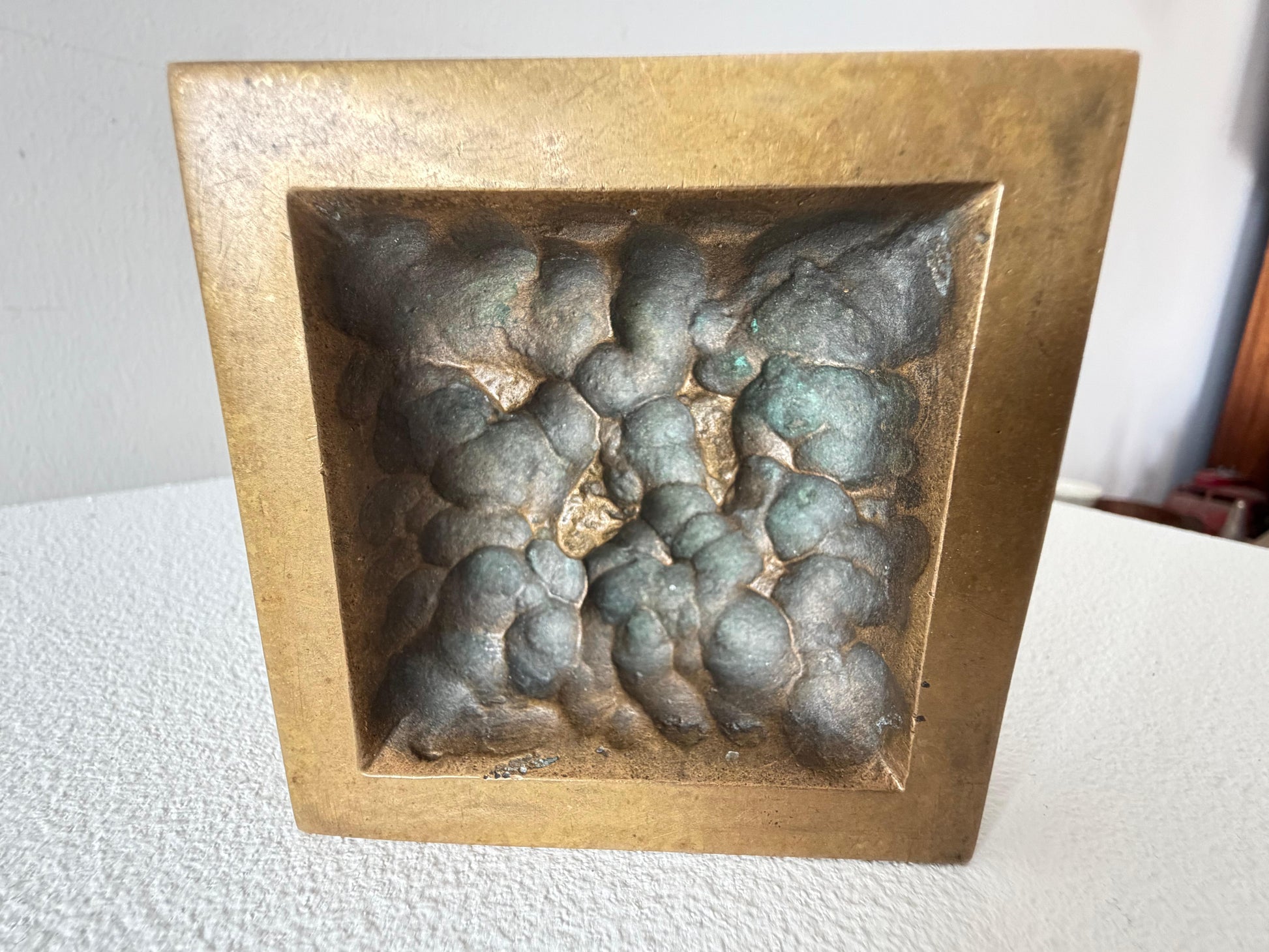 Frisman Vintage A Sculpture By Monique Gerber Gilt Bronze Vide-Poche, circa 1970, France
