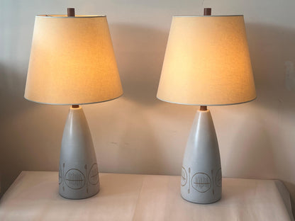 A Pair Of Large Table Lamps By Jane and Gordon Martz Ca' 1960's