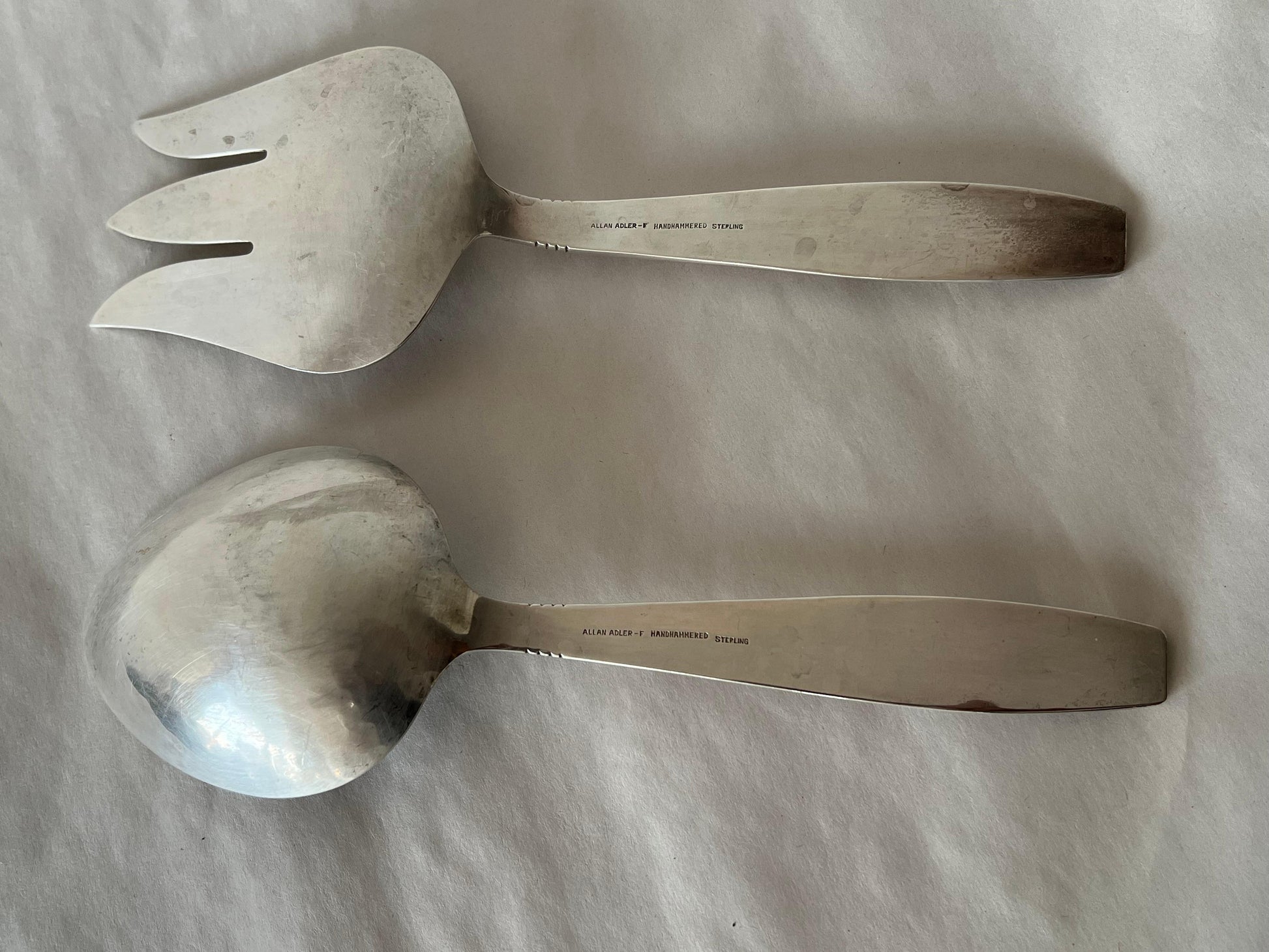Frisman Vintage Allan Adler Sterling Silver Flatware Pieces ca' 1960's