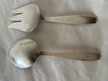 Frisman Vintage Allan Adler Sterling Silver Flatware Pieces ca' 1960's