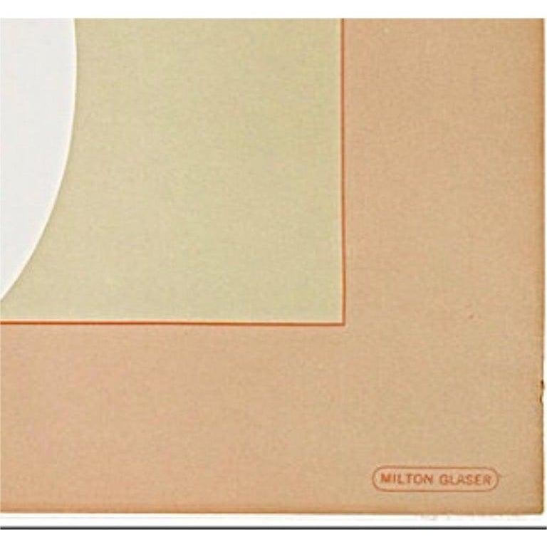 Frisman Vintage Vintage Pop Art Milton Glaser Big Nudes Exhibition Poster School Visual Arts NYC