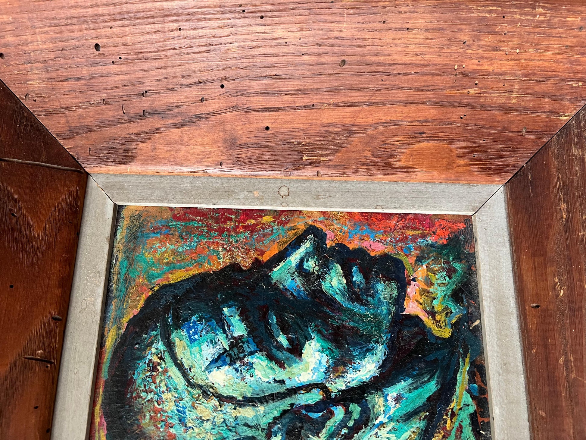 Frisman Vintage "Arturo The Clown" Painting By Umberto Romano ca' 1940's