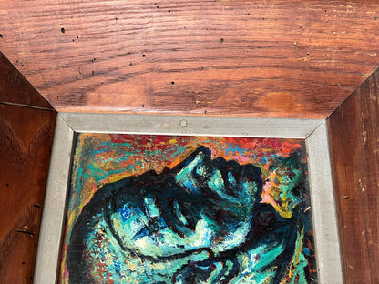 Frisman Vintage "Arturo The Clown" Painting By Umberto Romano ca' 1940's