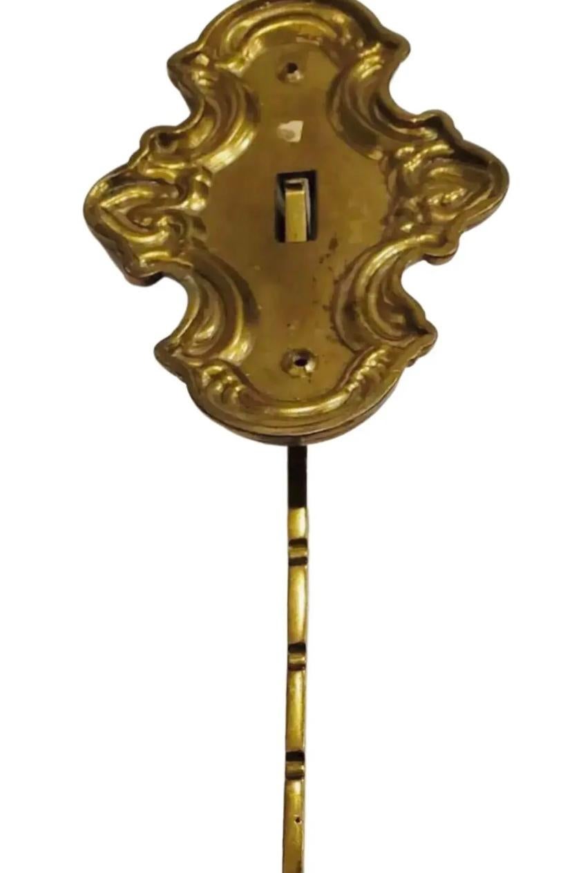 Frisman Vintage 1920s 1 Ft Vintage Art Deco Nouveau Arts & Crafts Deco Brass Door Knocker