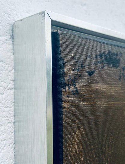 Frisman Vintage XL 60s Mid Century Lee Reynolds Magic Mushroom Forest Retro Painting Framed