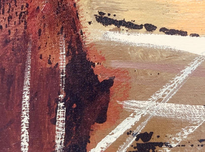 Frisman Vintage XL 60s Mid Century Lee Reynolds Magic Mushroom Forest Retro Painting Framed