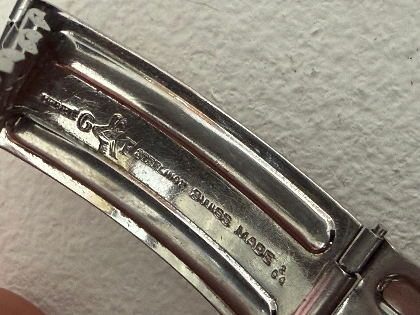 Frisman Vintage Girard Perregaux 9034 With Gay Freres Bracelet Rare Watch ca' 1960's