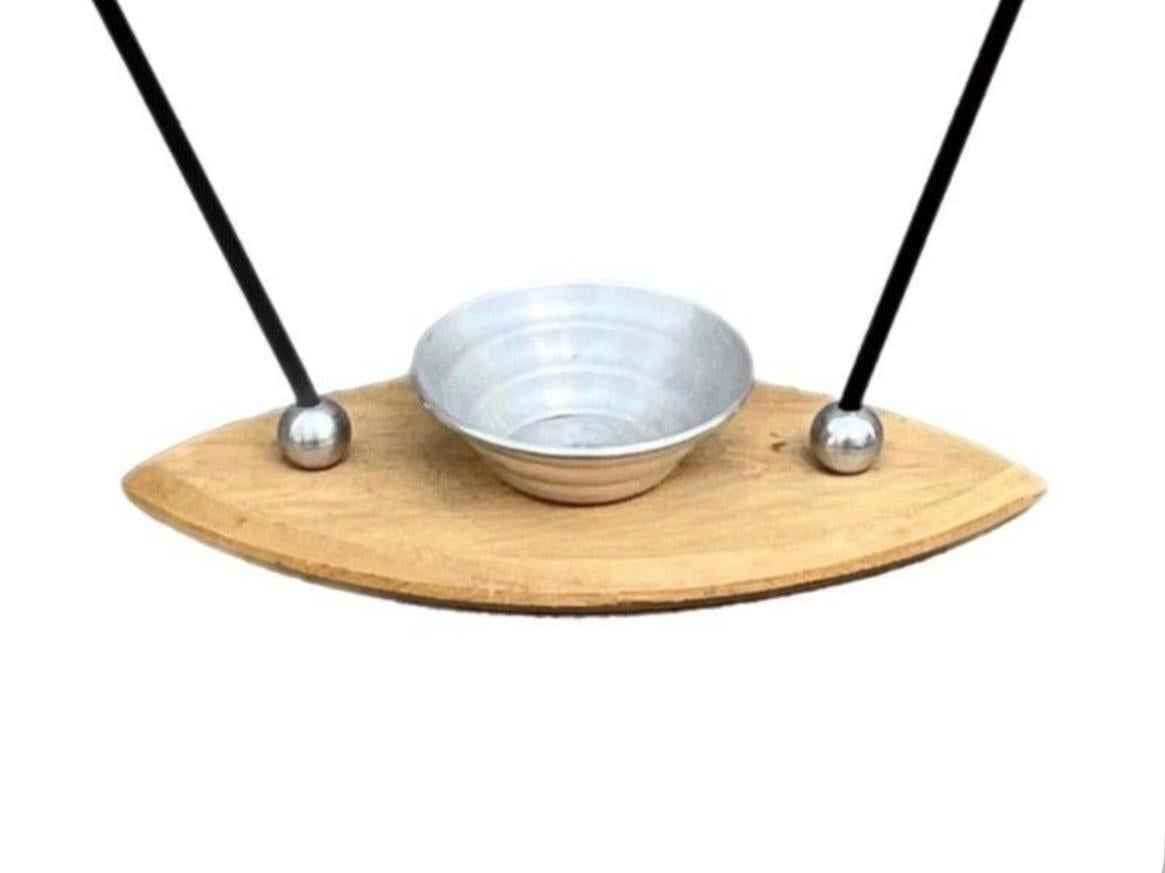 Frisman Vintage 1950s French Mid Century Modern Carl Aubock Inspired Minimalist Umbrella Holder