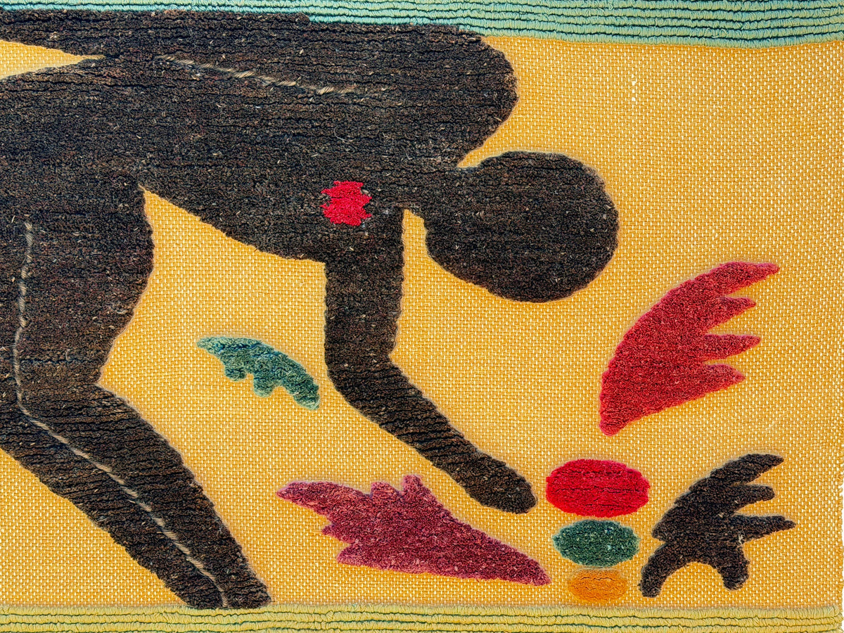 Frisman Vintage Unusual Tapestry Inspired By Matisse ca' 1950's