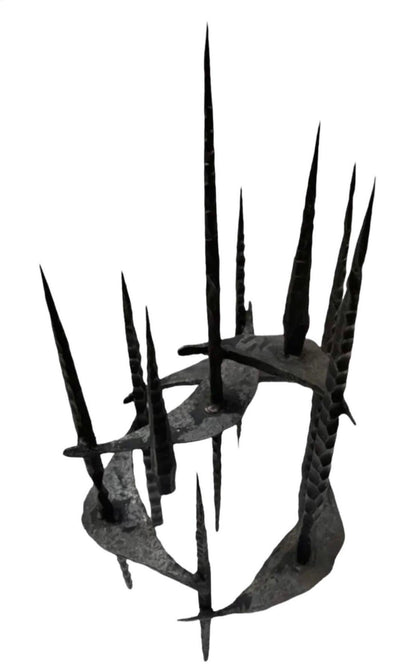 Frisman Vintage David Palumbo Huge Iconic Mid Century Modern Brutalist Hand Forged Iron Menorah