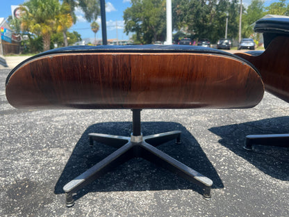 Charles Eames Herman Miller Lounge Chair and Ottoman, 1960's