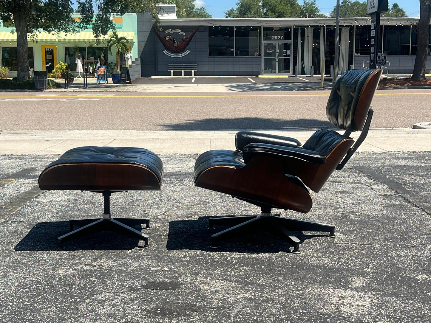 Charles Eames Herman Miller Lounge Chair and Ottoman, 1960's