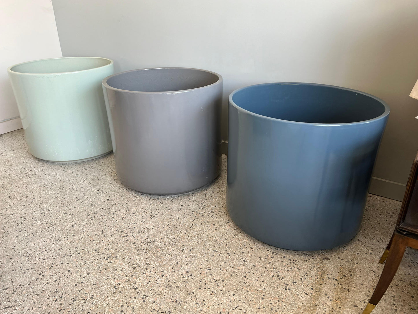 Massive Gainey Ceramic Pots #2422 Outdoor Planters