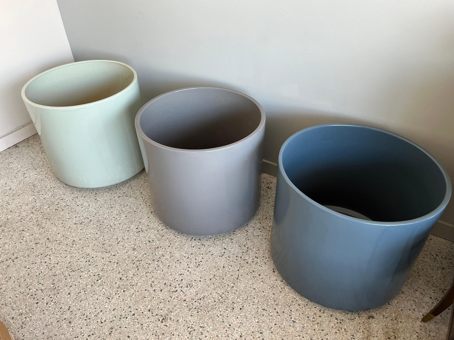 Massive Gainey Ceramic Pots #2422 Outdoor Planters