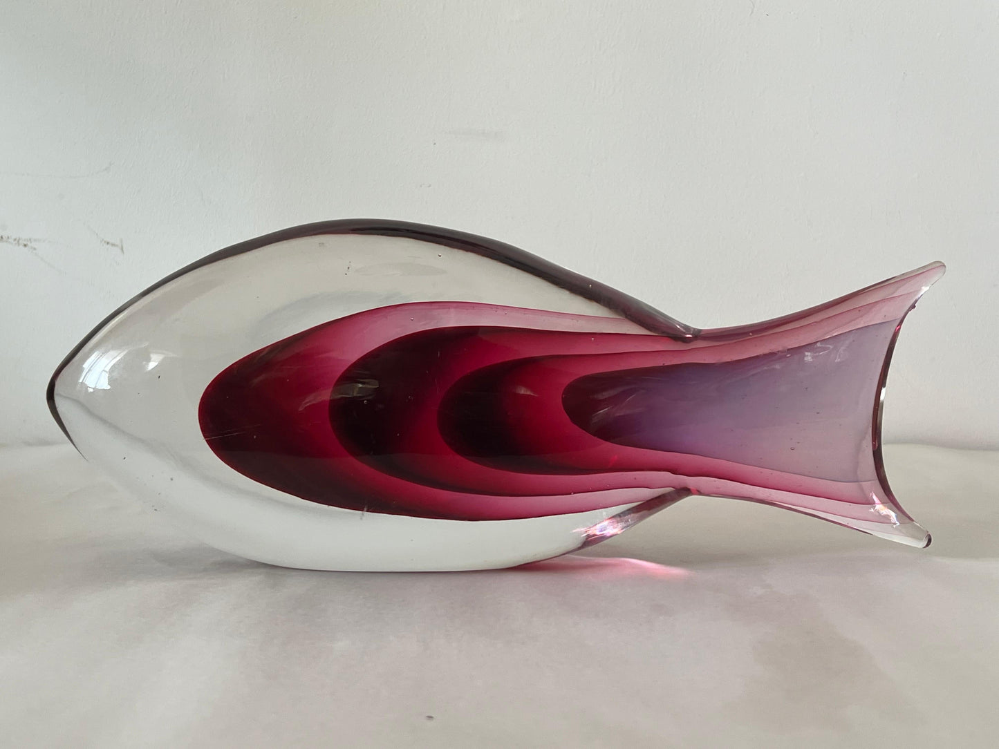 Antonio Da Ross Cenedese Glass Fish Murano Italy 1960's