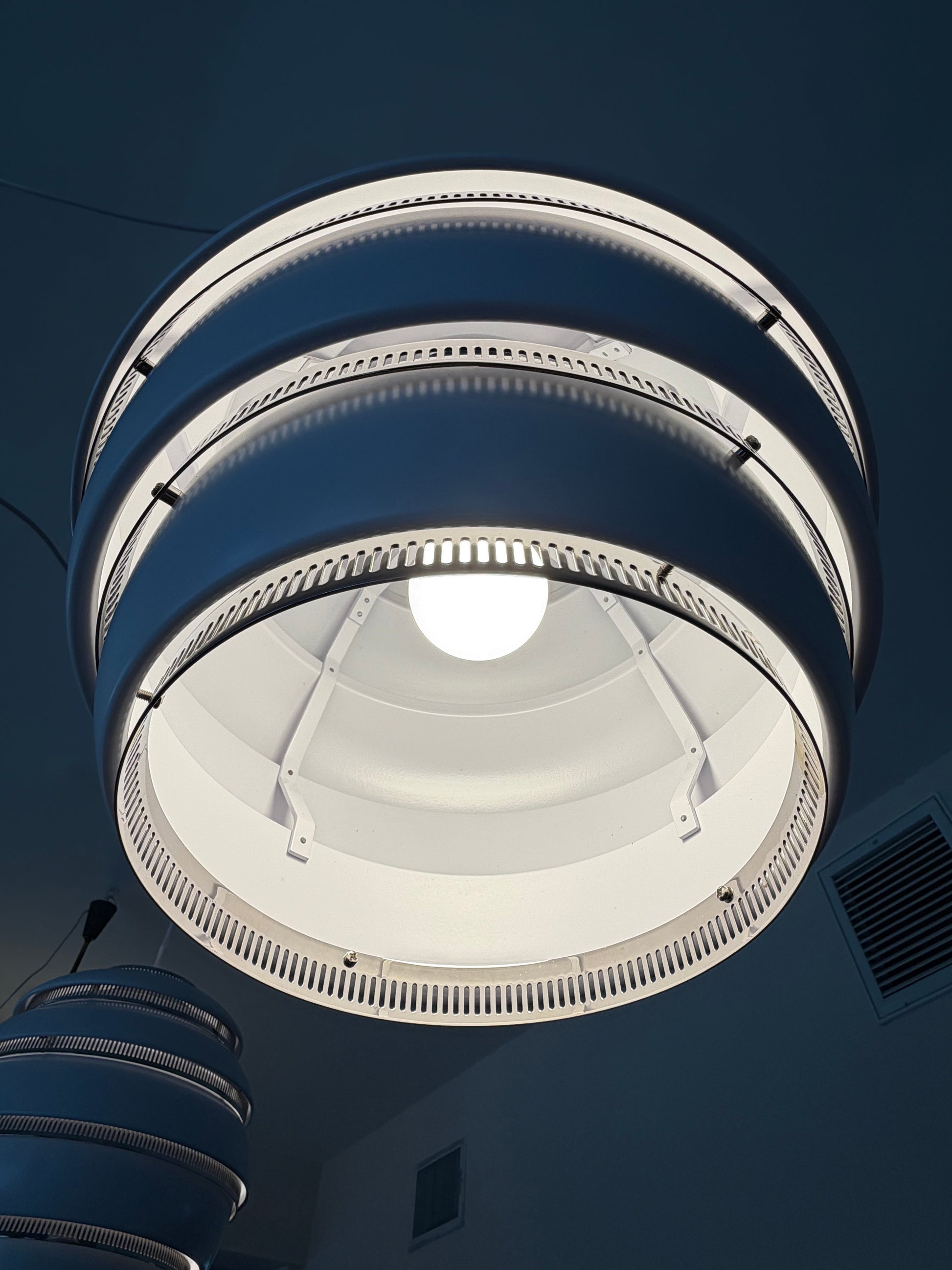 Frisman Vintage A Pair Of Alvar Aalto Beehive Lamps Model A331 Finland White Pendants