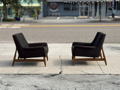 Frisman Vintage A Pair of Walter Baermann Armchairs Prestige Furniture MCM Modern ca' 1960's