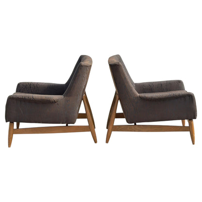 Frisman Vintage A Pair of Walter Baermann Armchairs Prestige Furniture MCM Modern ca' 1960's