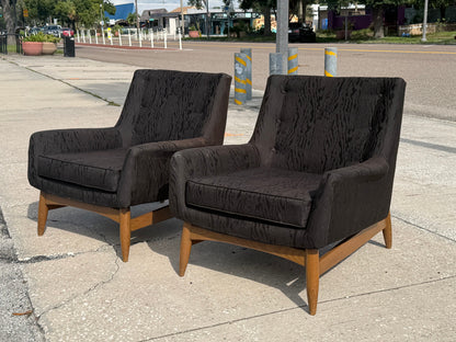 Frisman Vintage A Pair of Walter Baermann Armchairs Prestige Furniture MCM Modern ca' 1960's