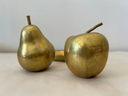 Monique Gerber Bronze Fruit Sculptures France ca' 1970's