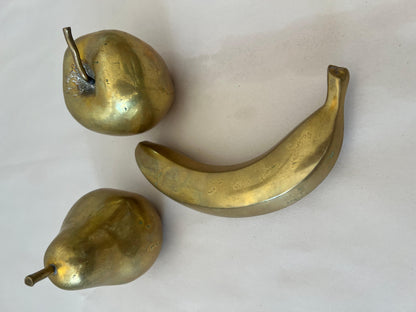 Monique Gerber Bronze Fruit Sculptures France ca' 1970's