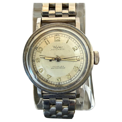 Frisman Vintage Wyler Incaflex Automatic Watch ca'1940's Steel