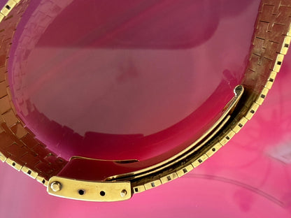 Frisman Vintage Cartier Watch 18K Yellow Gold With Bracelet ca' 1940's