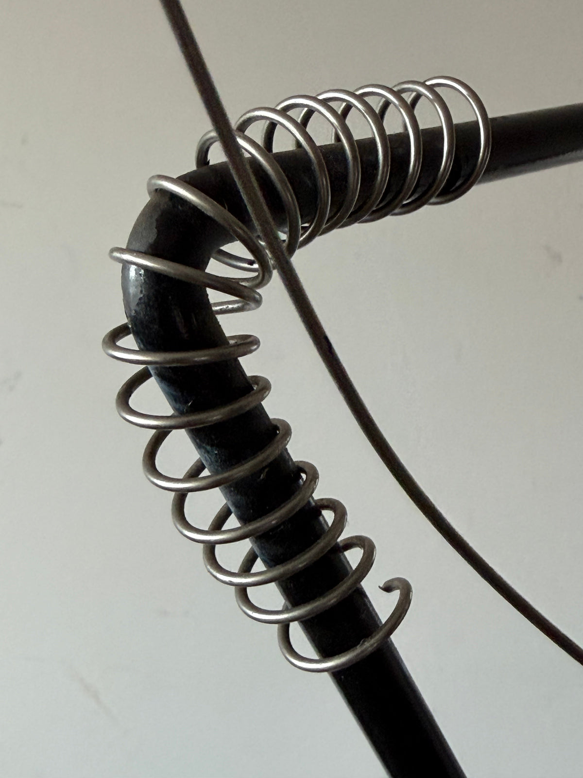 Frisman Vintage Curtis Jere Kinetic Abstract Sculpture Steel Industrial MCM 1996 Post Modern