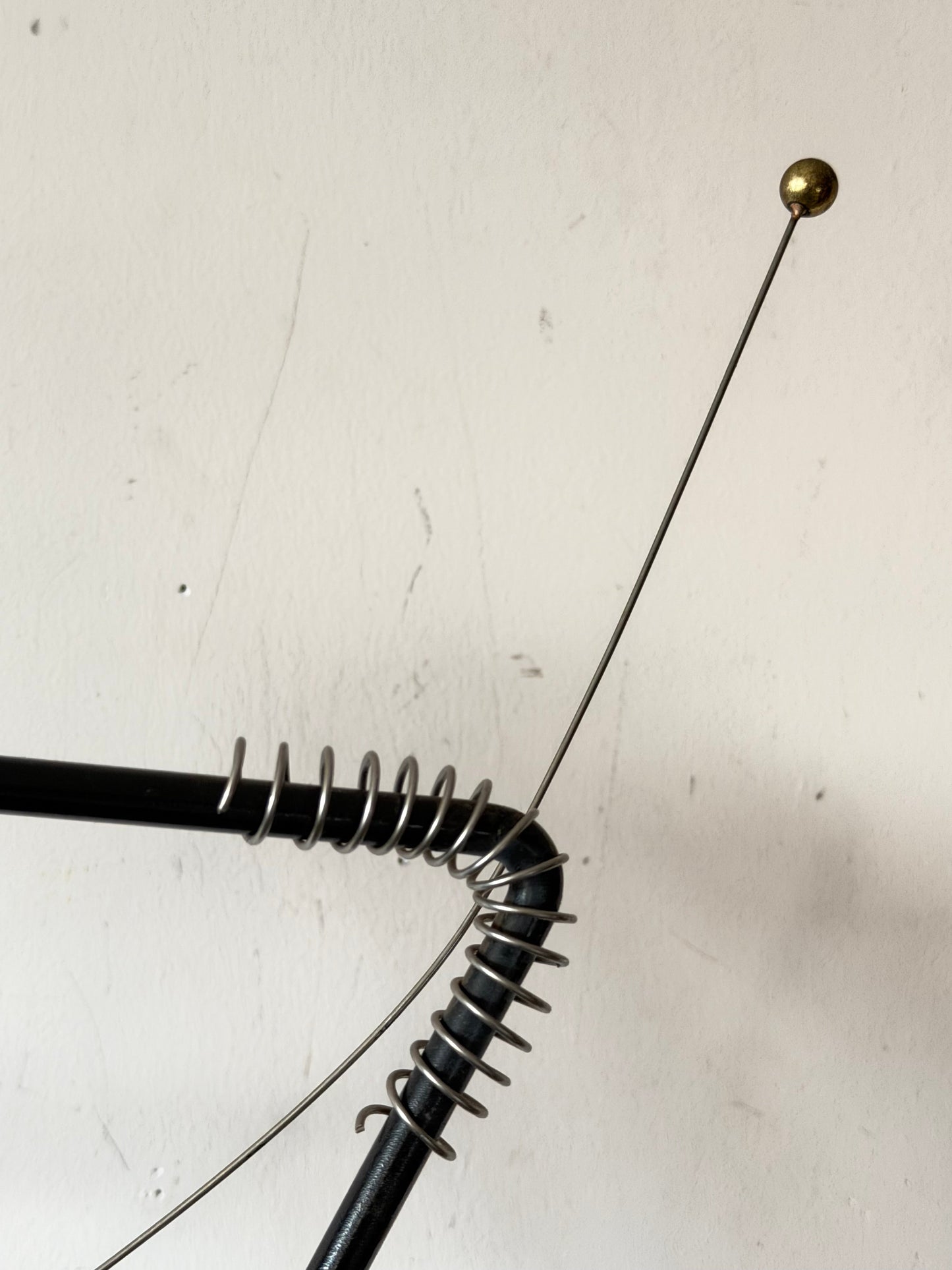 Frisman Vintage Curtis Jere Kinetic Abstract Sculpture Steel Industrial MCM 1996 Post Modern