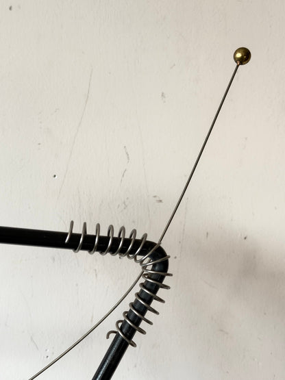 Frisman Vintage Curtis Jere Kinetic Abstract Sculpture Steel Industrial MCM 1996 Post Modern