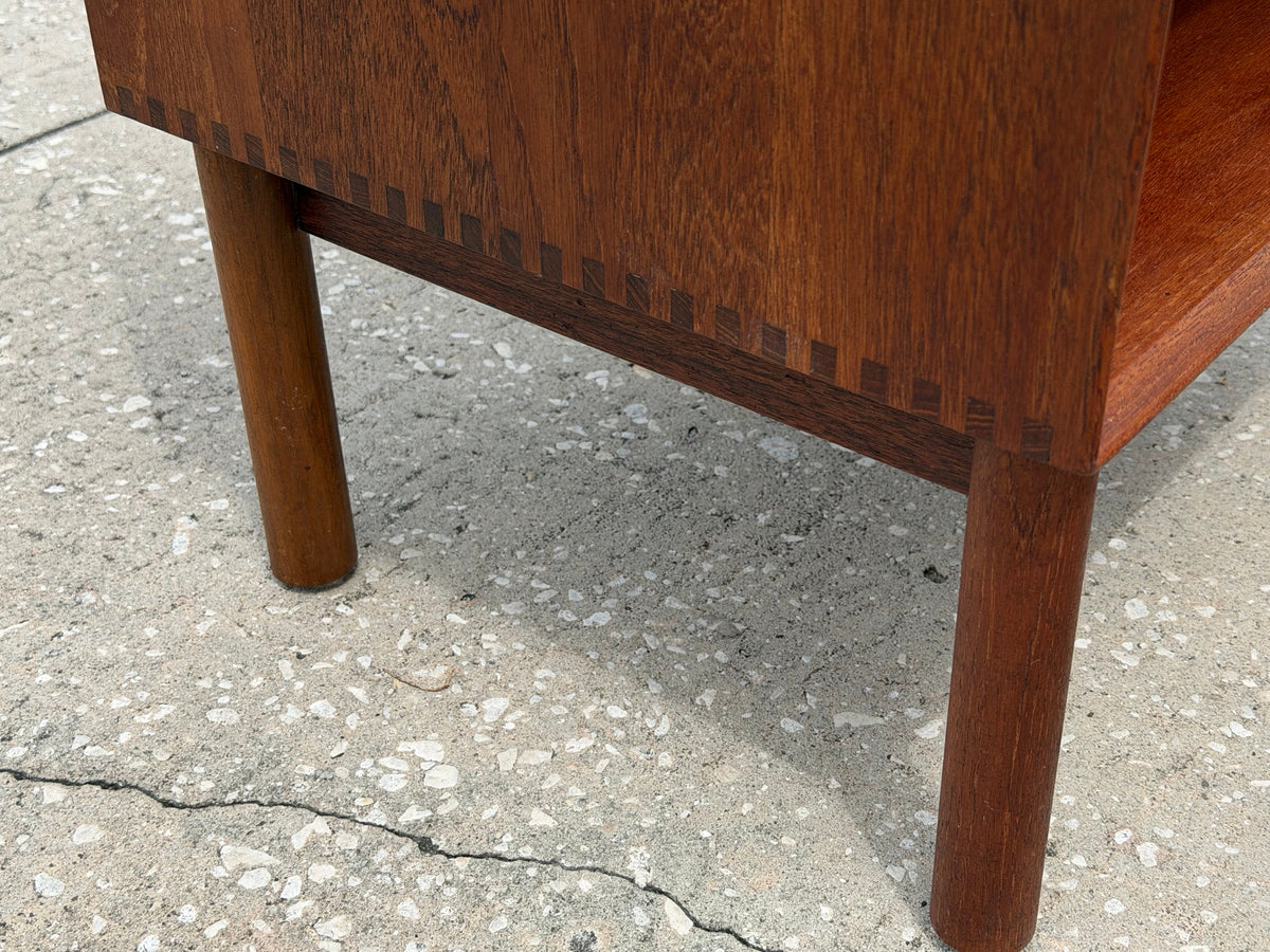 Frisman Vintage A Pair Of Teak Nightstands by Peter Hvidt and Olga Mølgaard Danish MCM 1960's