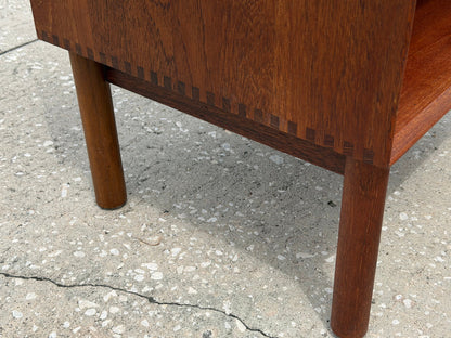 Frisman Vintage A Pair Of Teak Nightstands by Peter Hvidt and Olga Mølgaard Danish MCM 1960's