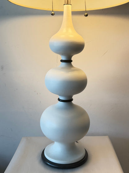 Frisman Vintage Vintage Gerald Thurston Lightolier Ceramic Gourd Lamp ca' 1950's Elegant MCM