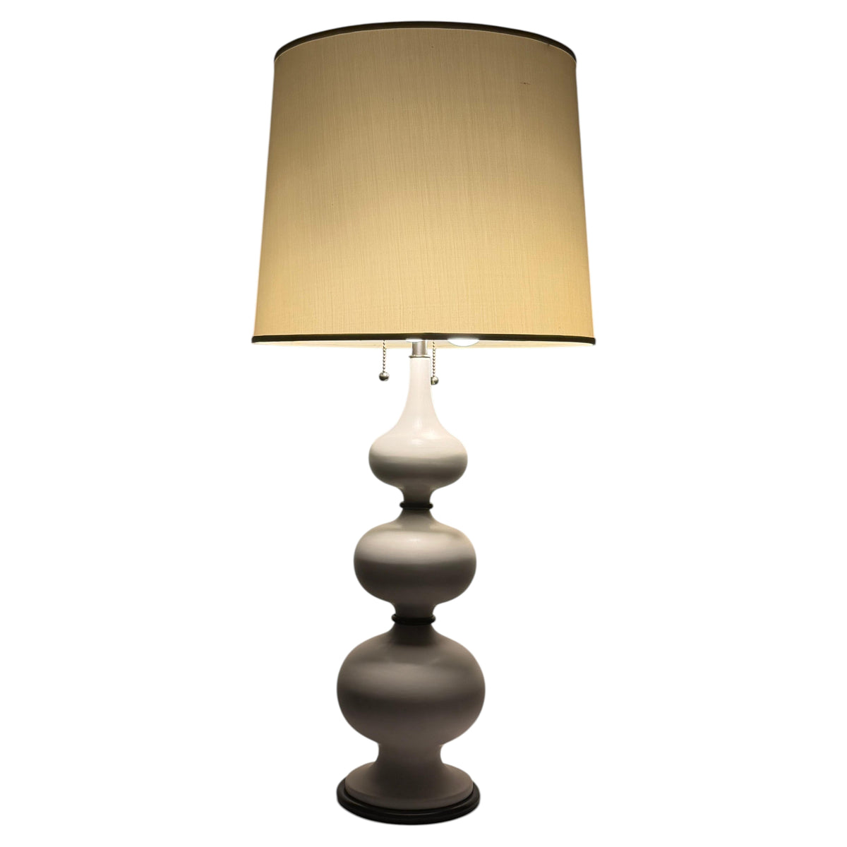 Frisman Vintage Vintage Gerald Thurston Lightolier Ceramic Gourd Lamp ca' 1950's Elegant MCM