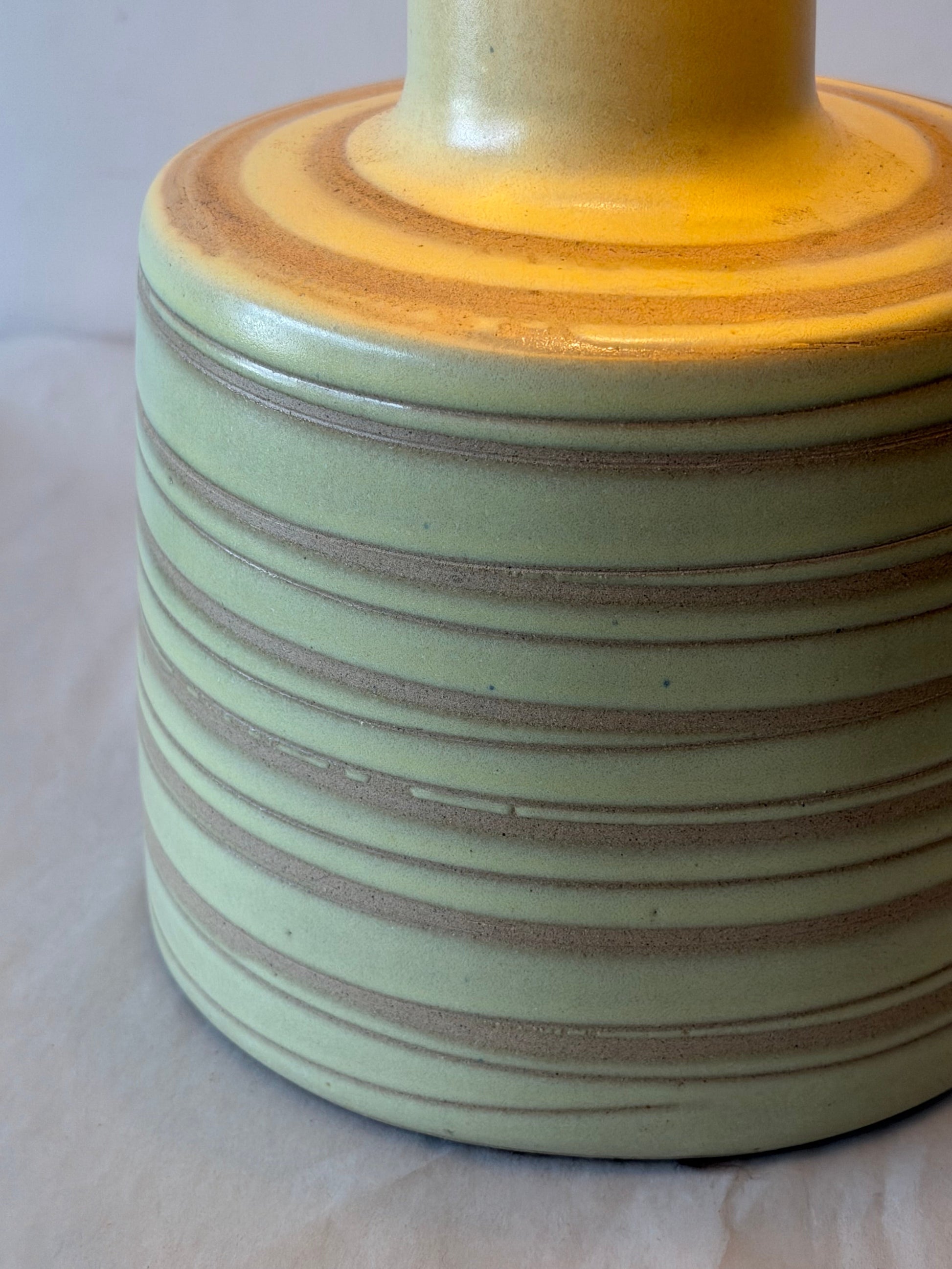 Frisman Vintage Petite Martz Table Lamp by Jane and Gordon Martz Swirl 1960's