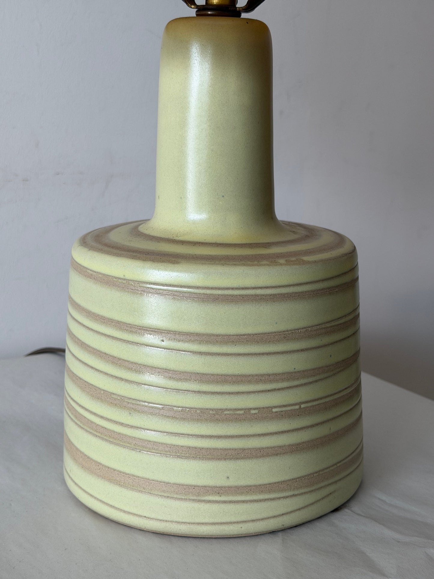 Frisman Vintage Petite Martz Table Lamp by Jane and Gordon Martz Swirl 1960's