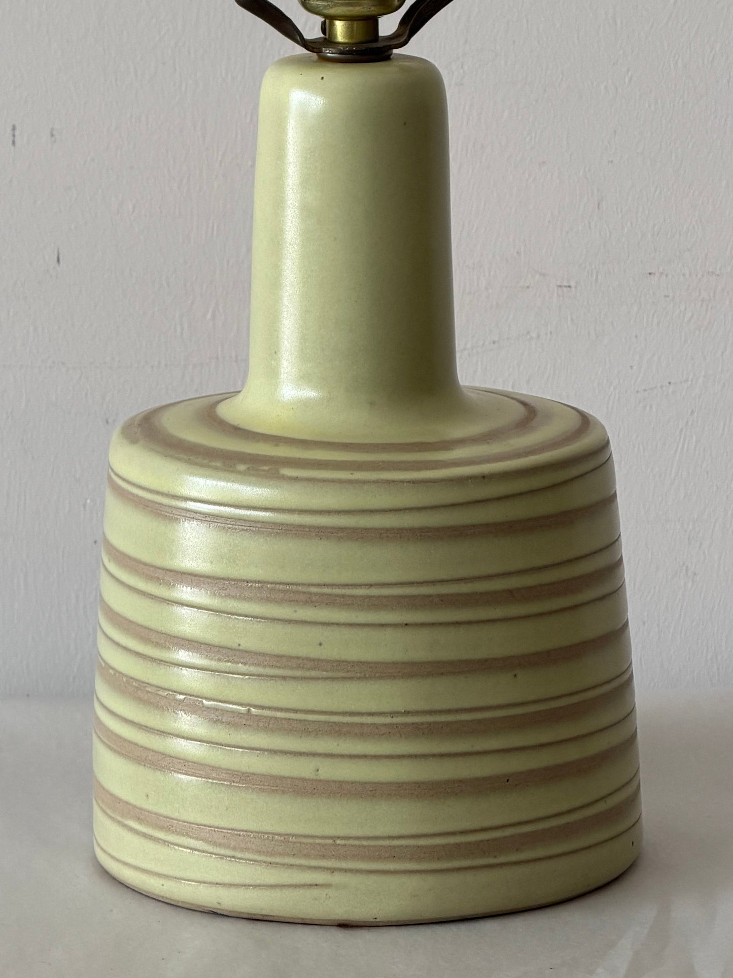Frisman Vintage Petite Martz Table Lamp by Jane and Gordon Martz Swirl 1960's
