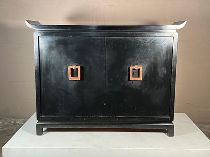 Frisman Vintage Original James Mont Cabinet in Asian Style