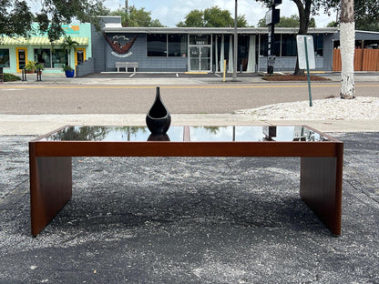 Danish Teak And Glass Coffee Table By Komfort Ca' 1960's