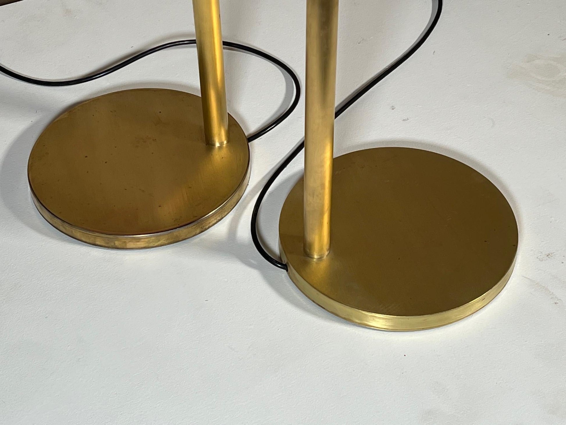 frisman vintage Articulated Brass Floor Lamps By Koch & Lowy