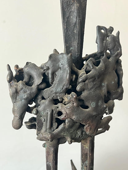 Frisman Vintage A Brutalist Sculpture By Chet LaMore ca' 1960