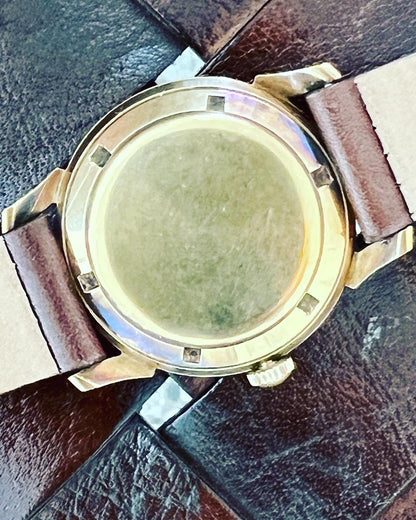 Longines 14k Gold Watch Tropical Patina Ca' 1953