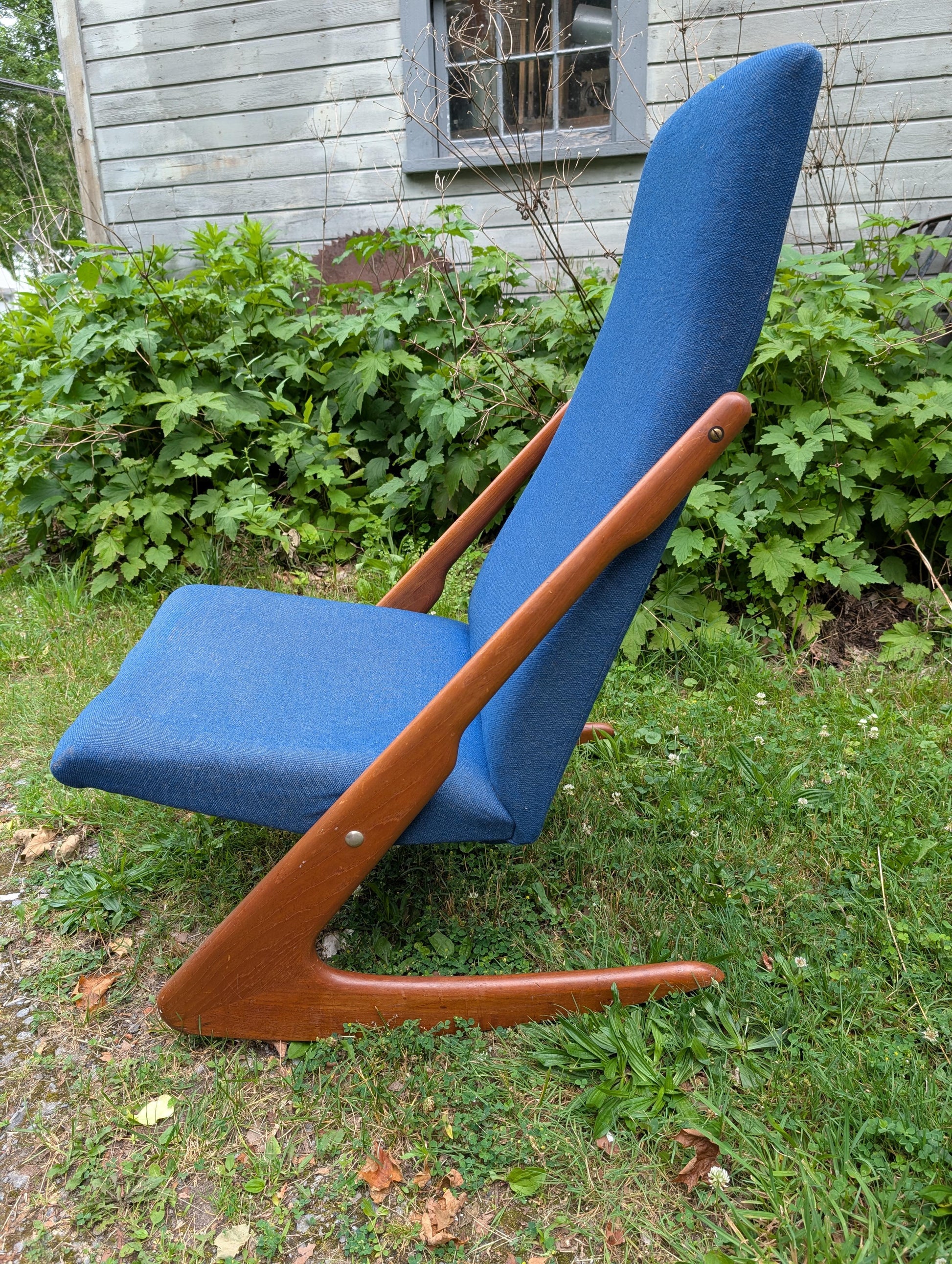 Frisman Vintage Danish Modern Rocker By Mogens Kold ca' 1960's