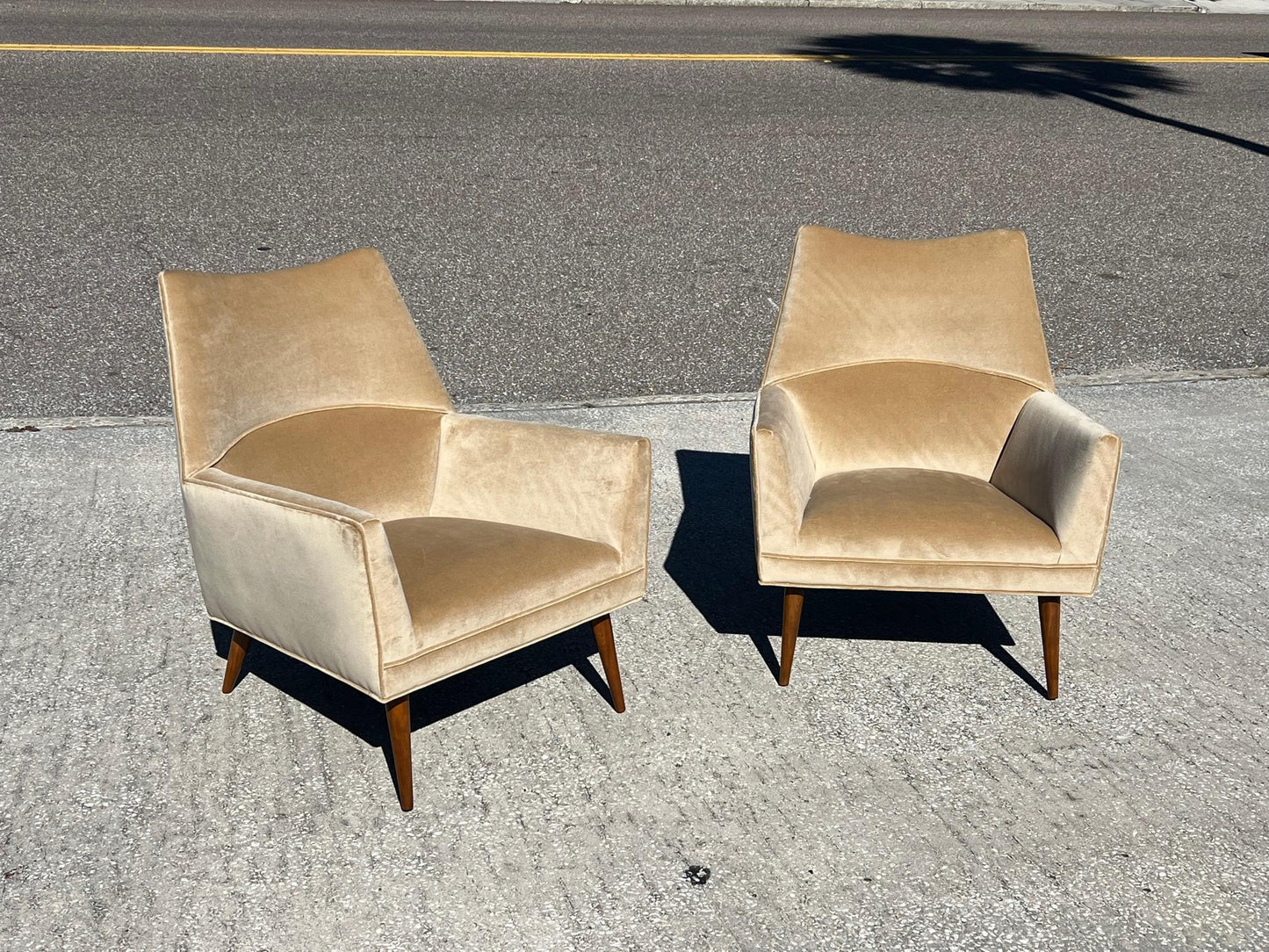 frisman vintage Pair of Paul McCobb "Squirm" Lounge Chairs