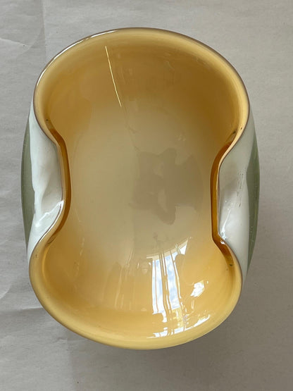 Unusual Murano Glass Bowl Ashtray Italy 1950's