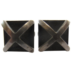 Allan Adler Sterling Cufflinks